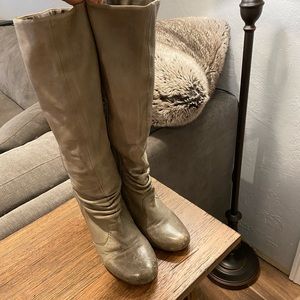 Miz Mooz Gray Boot vintage inspired Size 9